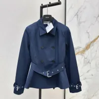 Cheap Christian Dior Coats Long Sleeved For Women #1427116 Replica Wholesale [$135.00 USD] [ITEM#1427116] on Replica Christian Dior Coats