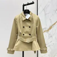Cheap Christian Dior Coats Long Sleeved For Women #1427117 Replica Wholesale [$135.00 USD] [ITEM#1427117] on Replica Christian Dior Coats