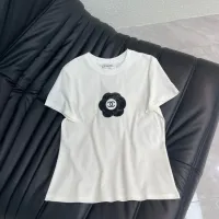 Cheap Chanel T-Shirts Short Sleeved For Women #1427154 Replica Wholesale [$56.00 USD] [ITEM#1427154] on Replica Chanel T-Shirts