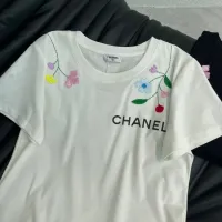Cheap Chanel T-Shirts Short Sleeved For Women #1427161 Replica Wholesale [$52.00 USD] [ITEM#1427161] on Replica Chanel T-Shirts