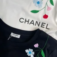 Cheap Chanel T-Shirts Short Sleeved For Women #1427161 Replica Wholesale [$52.00 USD] [ITEM#1427161] on Replica Chanel T-Shirts