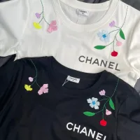 Cheap Chanel T-Shirts Short Sleeved For Women #1427162 Replica Wholesale [$52.00 USD] [ITEM#1427162] on Replica Chanel T-Shirts