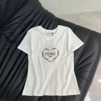 Cheap Fendi T-Shirts Short Sleeved For Women #1427170 Replica Wholesale [$52.00 USD] [ITEM#1427170] on Replica Fendi T-Shirts