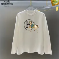 Cheap Hermes T-Shirts Long Sleeved For Unisex #1427232 Replica Wholesale [$34.00 USD] [ITEM#1427232] on Replica Hermes T-Shirts