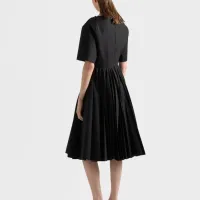 Cheap Prada Dresses Short Sleeved For Women #1427324 Replica Wholesale [$115.00 USD] [ITEM#1427324] on Replica Prada Dresses