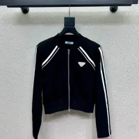 Cheap Prada Jackets Long Sleeved For Women #1427341 Replica Wholesale [$76.00 USD] [ITEM#1427341] on Replica Prada Jackets
