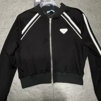 Cheap Prada Jackets Long Sleeved For Women #1427341 Replica Wholesale [$76.00 USD] [ITEM#1427341] on Replica Prada Jackets