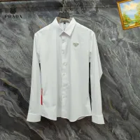 Cheap Prada Shirts Long Sleeved For Men #1427371 Replica Wholesale [$40.00 USD] [ITEM#1427371] on Replica Prada Shirts