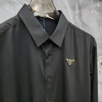 Cheap Prada Shirts Long Sleeved For Men #1427372 Replica Wholesale [$40.00 USD] [ITEM#1427372] on Replica Prada Shirts