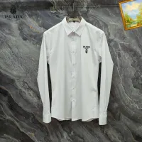 Cheap Prada Shirts Long Sleeved For Men #1427381 Replica Wholesale [$40.00 USD] [ITEM#1427381] on Replica Prada Shirts