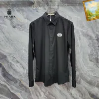 Cheap Prada Shirts Long Sleeved For Men #1427394 Replica Wholesale [$40.00 USD] [ITEM#1427394] on Replica Prada Shirts