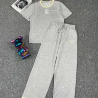 Cheap LOEWE Tracksuits Short Sleeved For Women #1427398 Replica Wholesale [$88.00 USD] [ITEM#1427398] on Replica LOEWE Tracksuits
