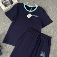 Cheap LOEWE Tracksuits Short Sleeved For Women #1427399 Replica Wholesale [$88.00 USD] [ITEM#1427399] on Replica LOEWE Tracksuits