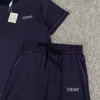 Cheap LOEWE Tracksuits Short Sleeved For Women #1427406 Replica Wholesale [$88.00 USD] [ITEM#1427406] on Replica LOEWE Tracksuits