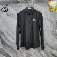 Cheap Gucci Shirts Long Sleeved For Men #1427414 Replica Wholesale [$40.00 USD] [ITEM#1427414] on Replica Gucci Shirts