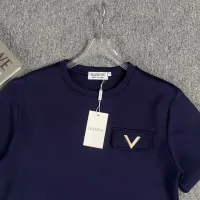 Cheap Valentino Tracksuits Short Sleeved For Women #1427423 Replica Wholesale [$88.00 USD] [ITEM#1427423] on Replica Valentino Tracksuits