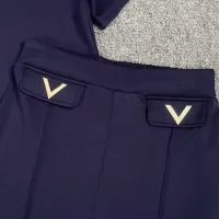 Cheap Valentino Tracksuits Short Sleeved For Women #1427423 Replica Wholesale [$88.00 USD] [ITEM#1427423] on Replica Valentino Tracksuits