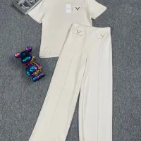 Cheap Valentino Tracksuits Short Sleeved For Women #1427424 Replica Wholesale [$88.00 USD] [ITEM#1427424] on Replica Valentino Tracksuits