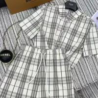 Cheap Burberry Tracksuits Short Sleeved For Women #1427426 Replica Wholesale [$76.00 USD] [ITEM#1427426] on Replica Burberry Tracksuits
