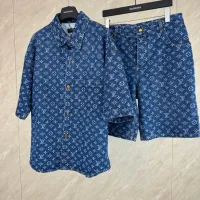 Cheap Louis Vuitton LV Tracksuits Short Sleeved For Unisex #1427833 Replica Wholesale [$140.00 USD] [ITEM#1427833] on Replica Louis Vuitton LV Tracksuits