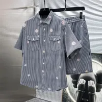 Cheap Louis Vuitton LV Tracksuits Short Sleeved For Men #1427837 Replica Wholesale [$68.00 USD] [ITEM#1427837] on Replica Louis Vuitton LV Tracksuits