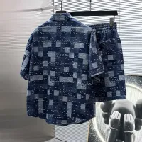 Cheap Louis Vuitton LV Tracksuits Short Sleeved For Men #1427838 Replica Wholesale [$68.00 USD] [ITEM#1427838] on Replica Louis Vuitton LV Tracksuits