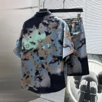 Cheap Louis Vuitton LV Tracksuits Short Sleeved For Men #1427840 Replica Wholesale [$68.00 USD] [ITEM#1427840] on Replica Louis Vuitton LV Tracksuits