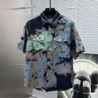 Cheap Louis Vuitton LV Tracksuits Short Sleeved For Men #1427840 Replica Wholesale [$68.00 USD] [ITEM#1427840] on Replica Louis Vuitton LV Tracksuits