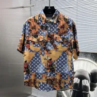 Cheap Louis Vuitton LV Tracksuits Short Sleeved For Men #1427841 Replica Wholesale [$68.00 USD] [ITEM#1427841] on Replica Louis Vuitton LV Tracksuits