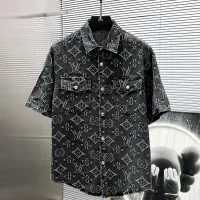 Cheap Louis Vuitton LV Tracksuits Short Sleeved For Men #1427843 Replica Wholesale [$68.00 USD] [ITEM#1427843] on Replica Louis Vuitton LV Tracksuits