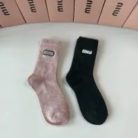 Cheap MIU MIU Socks #1427935 Replica Wholesale [$29.00 USD] [ITEM#1427935] on Replica MIU MIU Socks