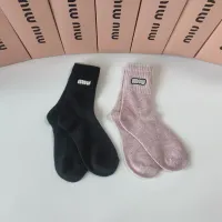 Cheap MIU MIU Socks #1427935 Replica Wholesale [$29.00 USD] [ITEM#1427935] on Replica MIU MIU Socks