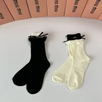 Cheap MIU MIU Socks #1427936 Replica Wholesale [$29.00 USD] [ITEM#1427936] on Replica MIU MIU Socks