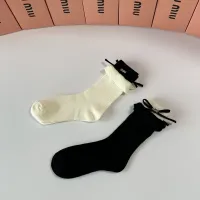 Cheap MIU MIU Socks #1427936 Replica Wholesale [$29.00 USD] [ITEM#1427936] on Replica MIU MIU Socks