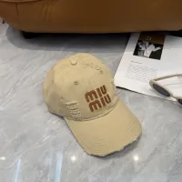 Cheap MIU MIU Caps #1428122 Replica Wholesale [$27.00 USD] [ITEM#1428122] on Replica MIU MIU Caps
