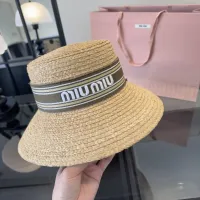 Cheap MIU MIU Caps #1428140 Replica Wholesale [$56.00 USD] [ITEM#1428140] on Replica MIU MIU Caps
