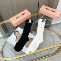 Cheap MIU MIU Socks #1428162 Replica Wholesale [$29.00 USD] [ITEM#1428162] on Replica MIU MIU Socks