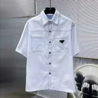 Cheap Prada Tracksuits Short Sleeved For Men #1428344 Replica Wholesale [$68.00 USD] [ITEM#1428344] on Replica Prada Tracksuits