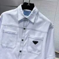 Cheap Prada Tracksuits Short Sleeved For Men #1428344 Replica Wholesale [$68.00 USD] [ITEM#1428344] on Replica Prada Tracksuits