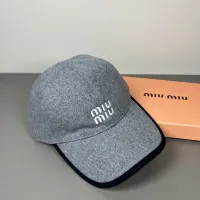 Cheap MIU MIU Caps #1428434 Replica Wholesale [$27.00 USD] [ITEM#1428434] on Replica MIU MIU Caps