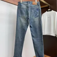 Cheap Louis Vuitton LV Jeans For Men #1428579 Replica Wholesale [$48.00 USD] [ITEM#1428579] on Replica Louis Vuitton LV Jeans