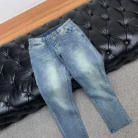 Cheap Louis Vuitton LV Jeans For Men #1428579 Replica Wholesale [$48.00 USD] [ITEM#1428579] on Replica Louis Vuitton LV Jeans