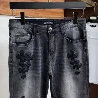 Cheap Chrome Hearts Jeans For Men #1428585 Replica Wholesale [$48.00 USD] [ITEM#1428585] on Replica Chrome Hearts Jeans