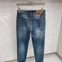 Cheap Chrome Hearts Jeans For Men #1428586 Replica Wholesale [$48.00 USD] [ITEM#1428586] on Replica Chrome Hearts Jeans