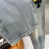 Cheap Chrome Hearts Jeans For Men #1428594 Replica Wholesale [$52.00 USD] [ITEM#1428594] on Replica Chrome Hearts Jeans