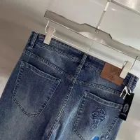 Cheap Chrome Hearts Jeans For Men #1428596 Replica Wholesale [$52.00 USD] [ITEM#1428596] on Replica Chrome Hearts Jeans