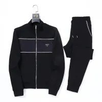 Cheap Prada Tracksuits Long Sleeved For Men #1428799 Replica Wholesale [$92.00 USD] [ITEM#1428799] on Replica Prada Tracksuits