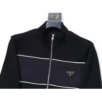 Cheap Prada Tracksuits Long Sleeved For Men #1428799 Replica Wholesale [$92.00 USD] [ITEM#1428799] on Replica Prada Tracksuits
