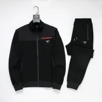 Cheap Prada Tracksuits Long Sleeved For Men #1428801 Replica Wholesale [$92.00 USD] [ITEM#1428801] on Replica Prada Tracksuits