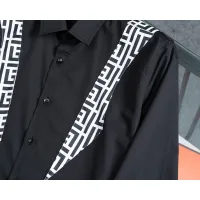 Cheap Balmain Shirts Long Sleeved For Men #1428957 Replica Wholesale [$48.00 USD] [ITEM#1428957] on Replica Balmain Shirts